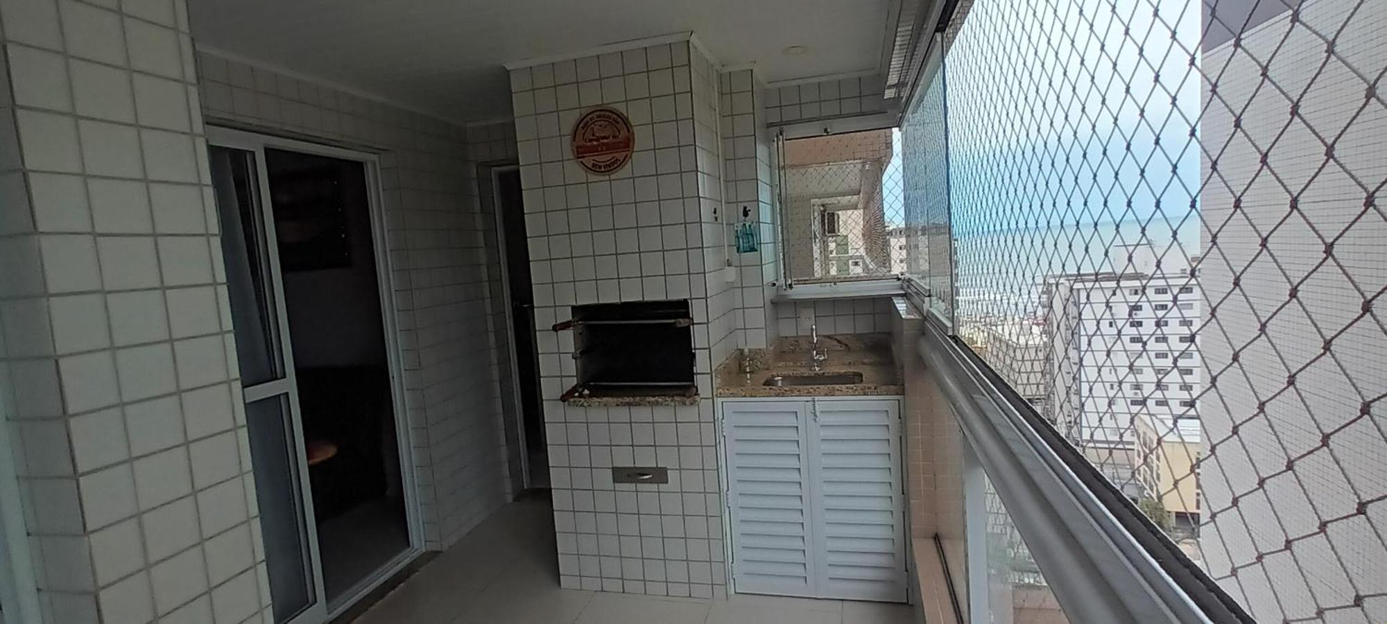 Apto Com Sacada Gourmet Vista Mar 大普拉亚 外观 照片