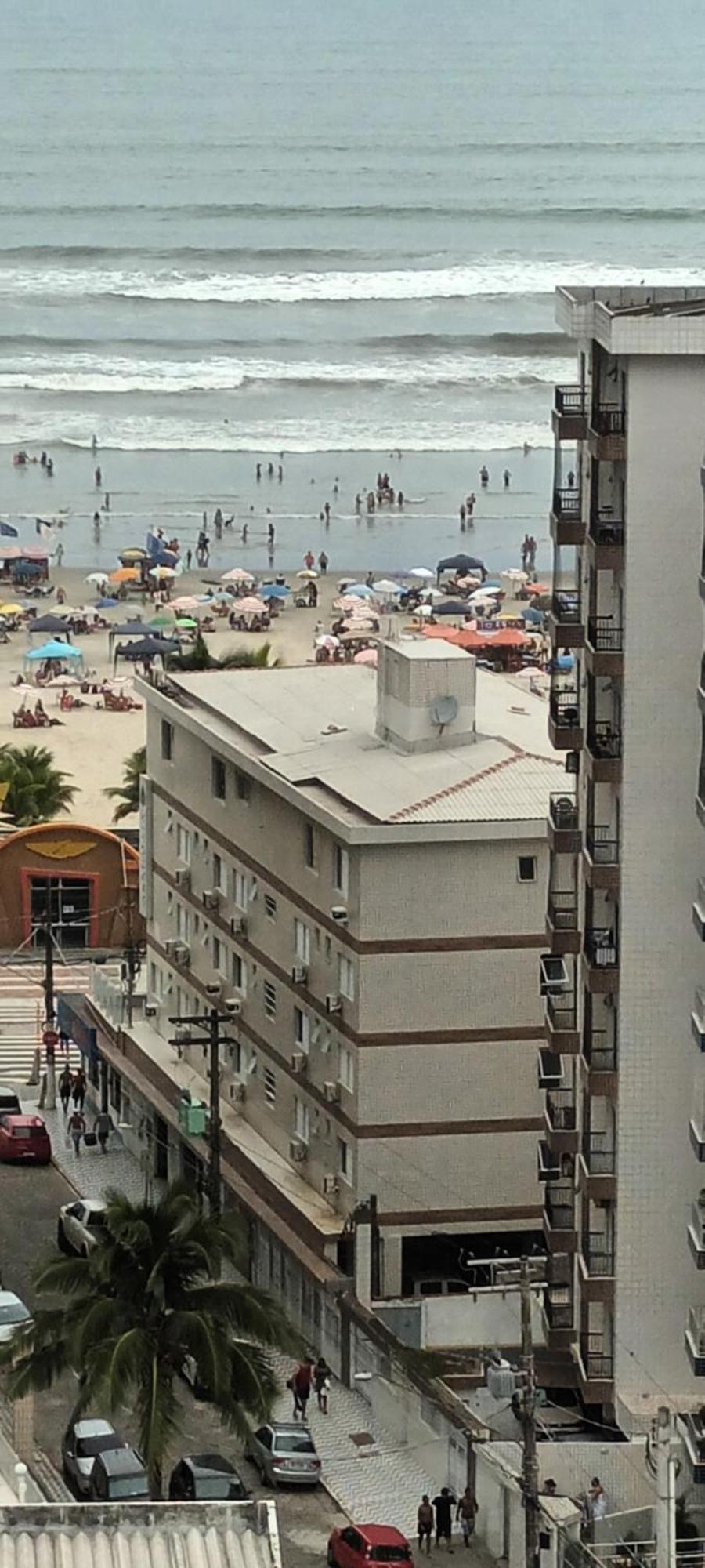 Apto Com Sacada Gourmet Vista Mar 大普拉亚 外观 照片